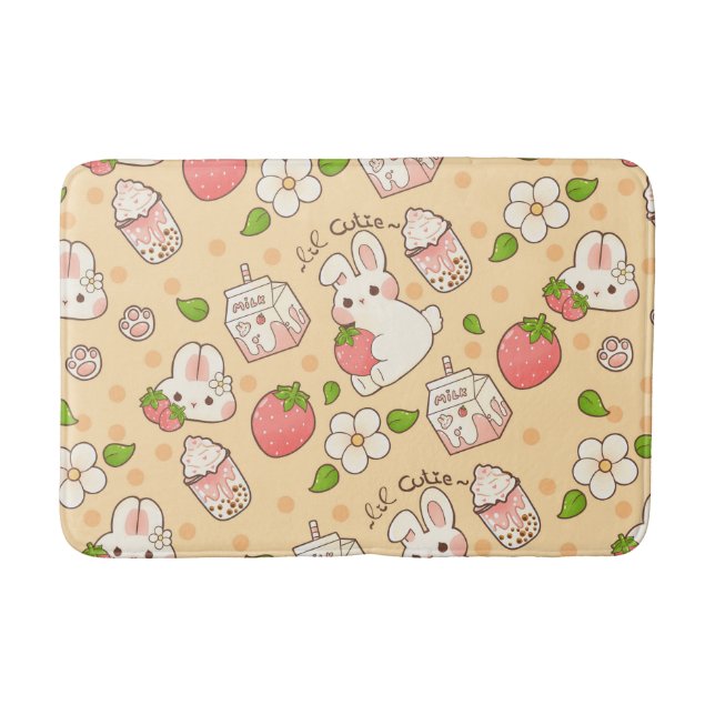 Tapis De Bain design de lapin mignon (Devant)