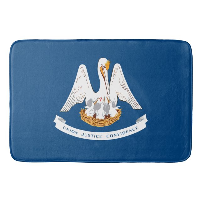 Tapis De Bain Design de Louisiana State Flag (Devant)