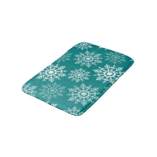 Tapis De Bain Design des étoiles de neige - Mat de bain