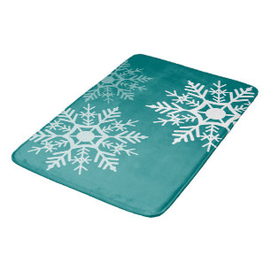 Tapis De Bain Design des étoiles de neige - Mat de bain