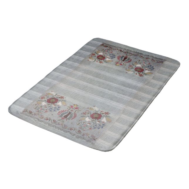 Tapis De Bain Design Gréco-Russe Victorien Boho (Angle)