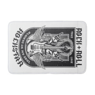 Tapis De Bain Design Guitar Rock