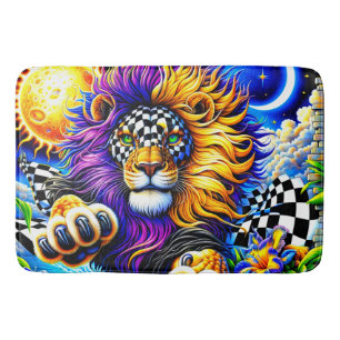 Tapis De Bain Design Lion
