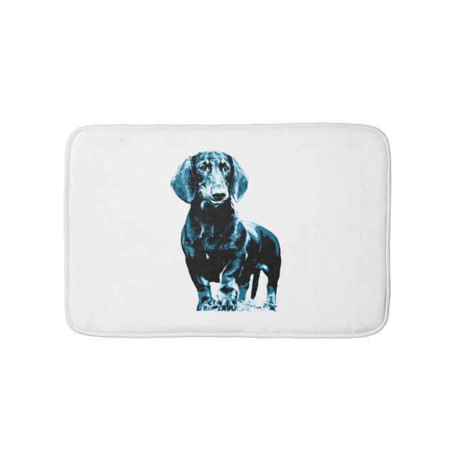 Tapis De Bain Design moderne dachshund (Devant)