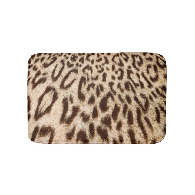 Tapis De Bain Design moderne de fourrure Leopard (Devant)