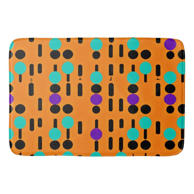 Tapis De Bain Design Motif Abstrait élégant (Devant)