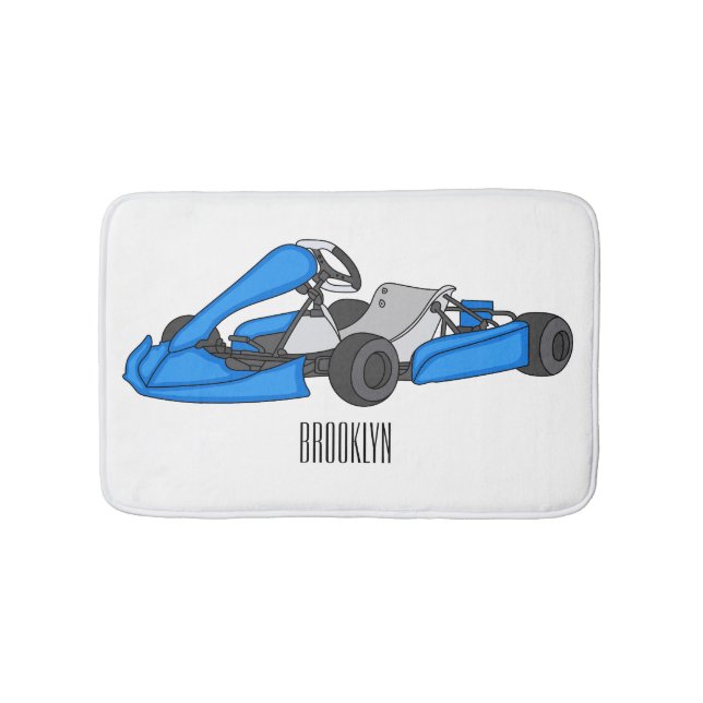 Tapis De Bain dessin animé de Kart racing (Devant)