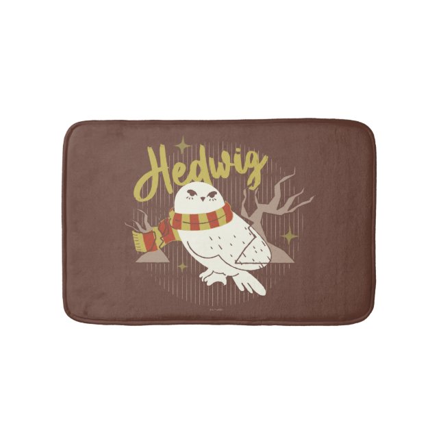 Tapis De Bain Dessin de la forêt fantaisiste d'Hedwig (Devant)