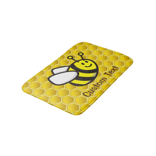 Tapis De Bain Dessin sur les abeilles (Angle)
