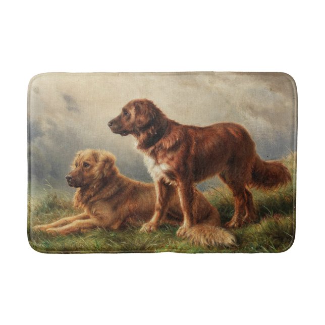 Tapis De Bain Deux chiens vigilants (Devant)