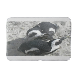 Tapis De Bain Deux mignons pingouins