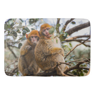 Tapis De Bain Deux Mignons singes