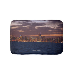 Tapis de bain d'horizon de Chicago