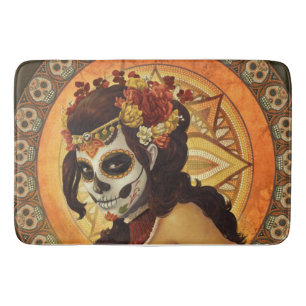 Tapis De Bain Dia De Los Muertos Throw Pillow