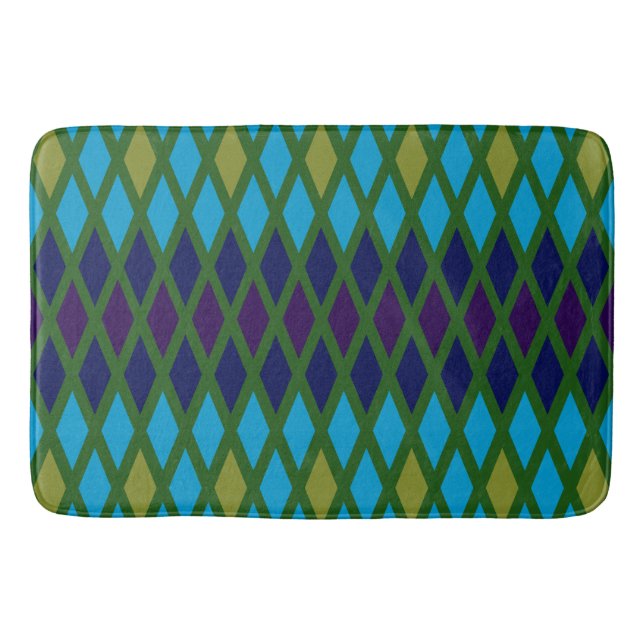 Tapis De Bain Diamant de paon (Devant)