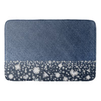 Diamants de denim de jean bleu glamour tendance Bl