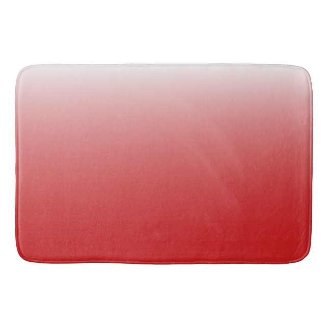 Tapis De Bain Diamètre à deux tons foncé rouge (Devant)