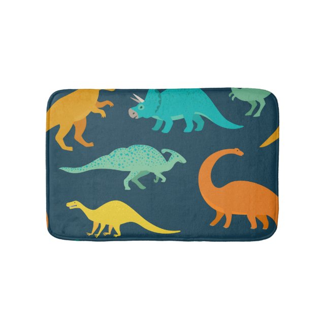 Tapis De Bain Dinosaur Adventure : Papier peint de la crèche pou (Devant)