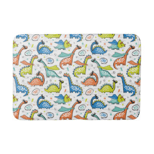 Tapis De Bain Dinosaures avec masques superhéros, capuchons