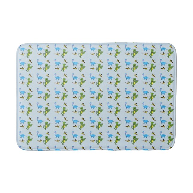 Tapis De Bain Dinosaures Mat de bain moyen (Devant)