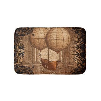 Tapis De Bain Dirigeable victorien grunge de Steampunk