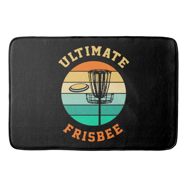 Tapis De Bain Disc Golf Ultimate Frisbee (Devant)