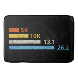 Tapis De Bain Distances de course I - 5K 10K 13,1 26,2 Marathoni