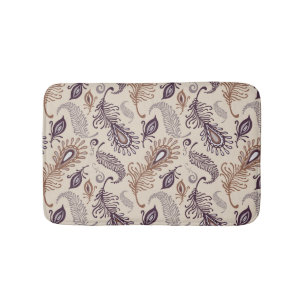 Tapis De Bain Divers motif de plume