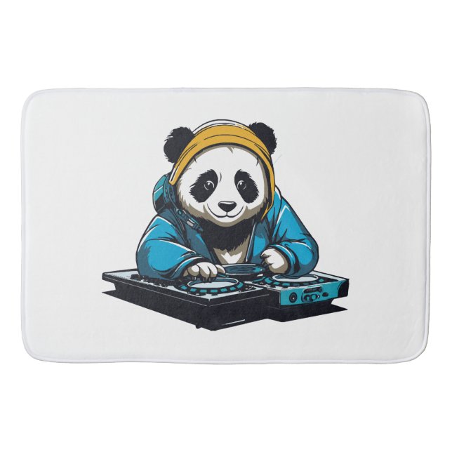 Tapis De Bain DJ Kawaii Panda (Devant)
