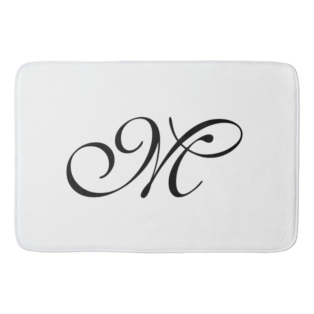 Tapis De Bain Do-it-yourself - Customisez votre monogramme, (Devant)