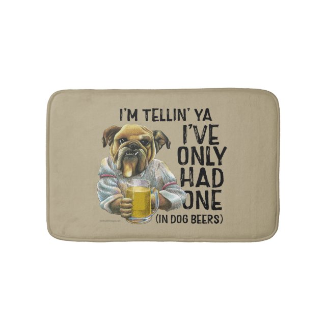 Tapis de bain Dog Beers (Devant)