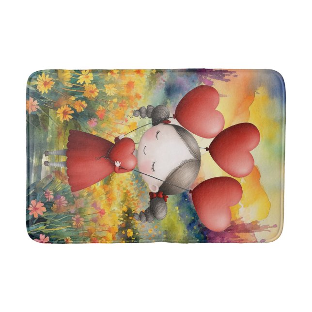 TAPIS DE BAIN DONNER TOUT L'AMOUR DE SON CŒUR (Devant)