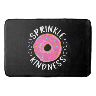 Tapis De Bain Donut Sprinkle Kindness Funny Girls Femmes Doughnu