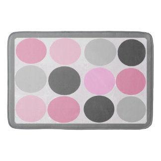 Tapis De Bain Dots funky/Fuzzy gris rose