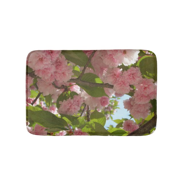 Tapis De Bain Double floraison cerisier III printemps fleuri (Devant)