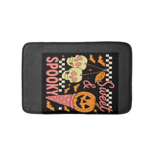Tapis De Bain Douce et effrayante Halloween mignonne
