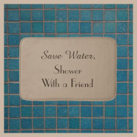 Douche Économisez l'Eau avec un Ami Drôle Peluche