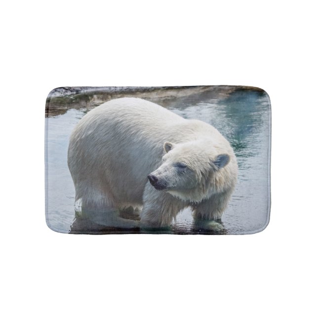Tapis de bain d'ours blanc (Devant)