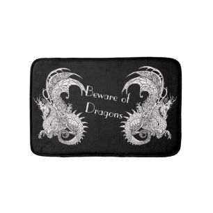 Tapis De Bain Dragon de style Art nouveau