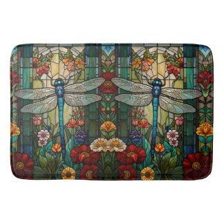 Tapis De Bain Dragonfly boho chic art nouveau vintage