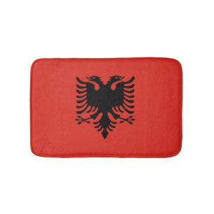Tapis De Bain Drapeau albanais