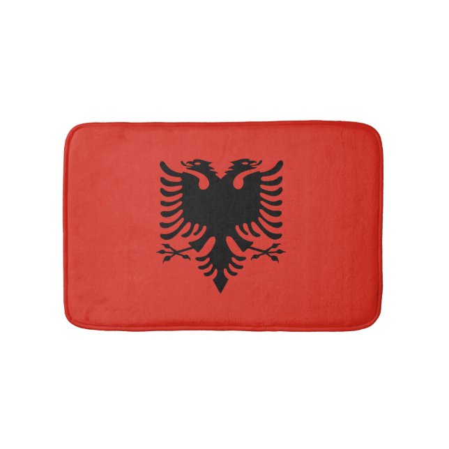 Tapis De Bain Drapeau albanais (Devant)