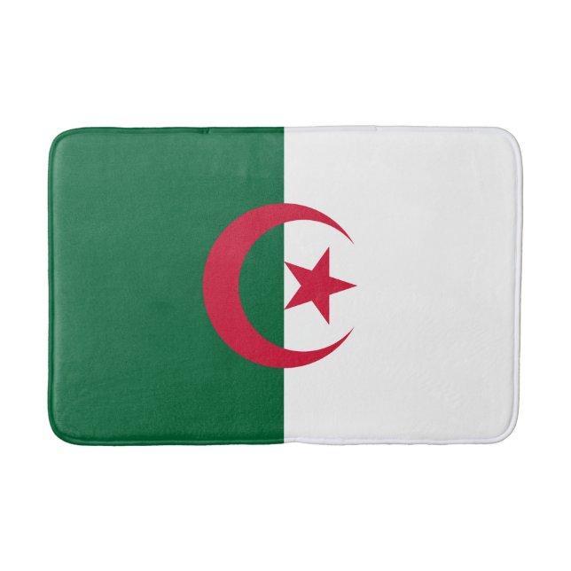 Tapis De Bain Drapeau algérien patriotique (Devant)