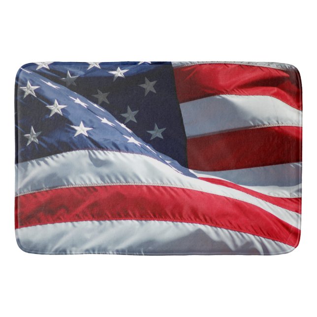 Tapis De Bain Drapeau Américain (Devant)