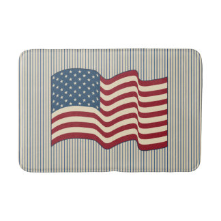 Tapis De Bain Drapeau américain