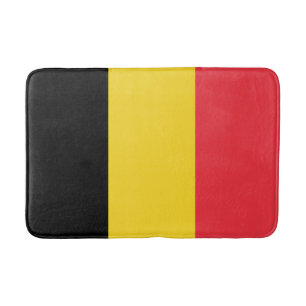 Tapis De Bain Drapeau belge patriotique