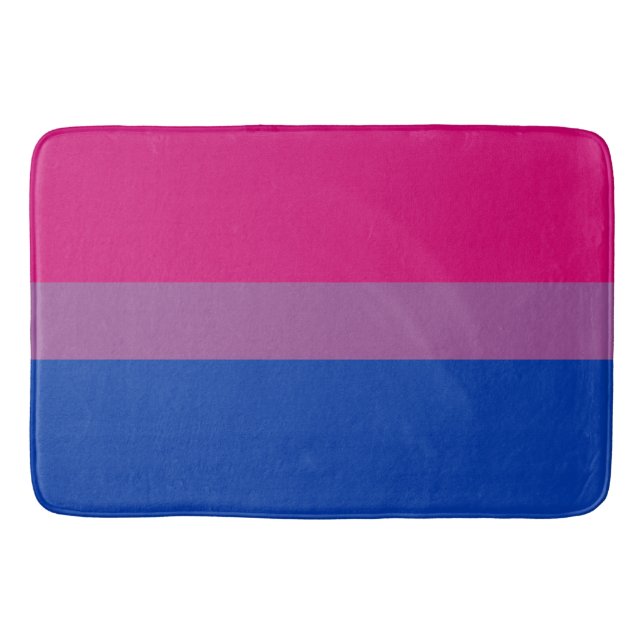 Tapis De Bain Drapeau Bisexuel Grand Format (Devant)