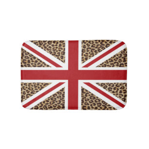 Tapis De Bain Drapeau britannique d'Union Jack avec la copie de