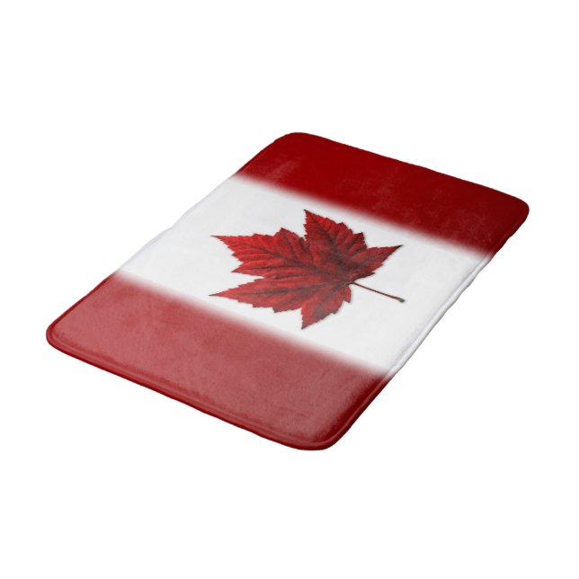 Tapis De Bain Drapeau Canada Mat Custom Canada Décor souvenir (Angle)