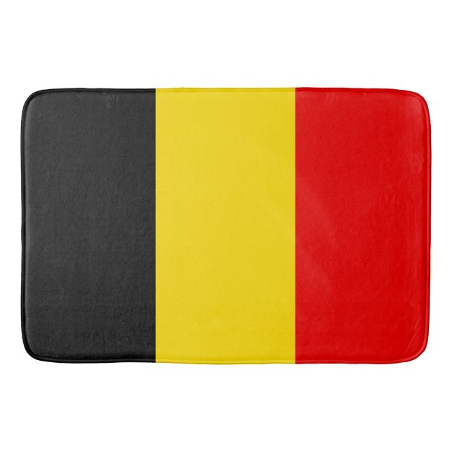 Tapis De Bain Drapeau de Belgique (Devant)